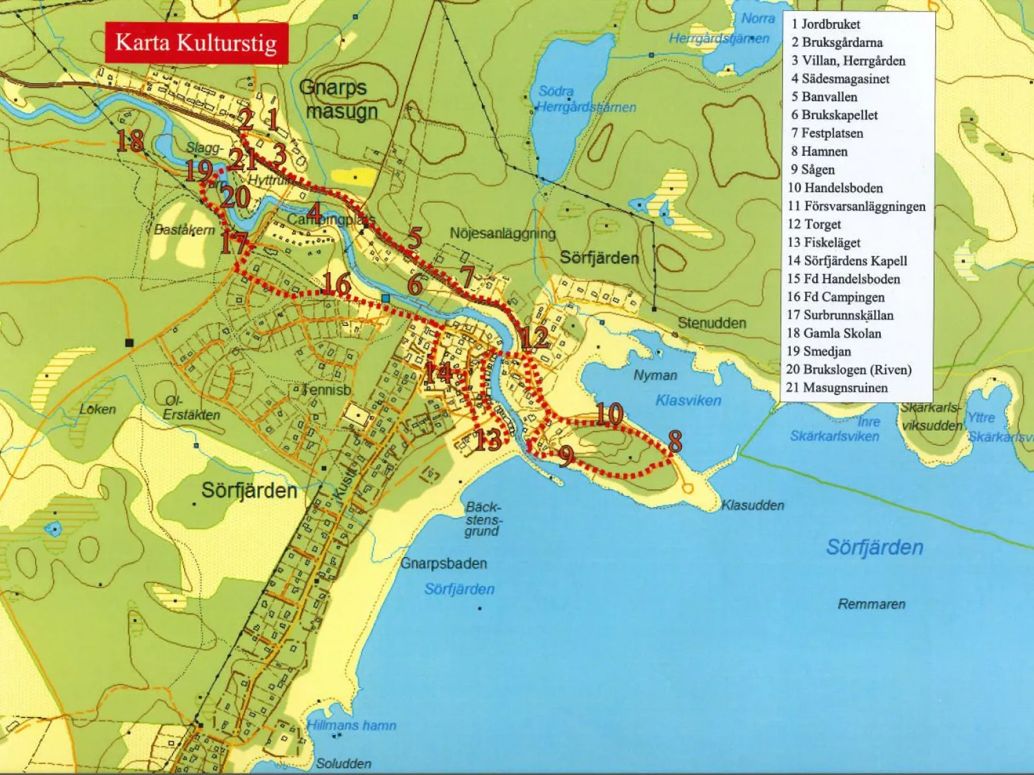 Kulturstigen - cultural trail 