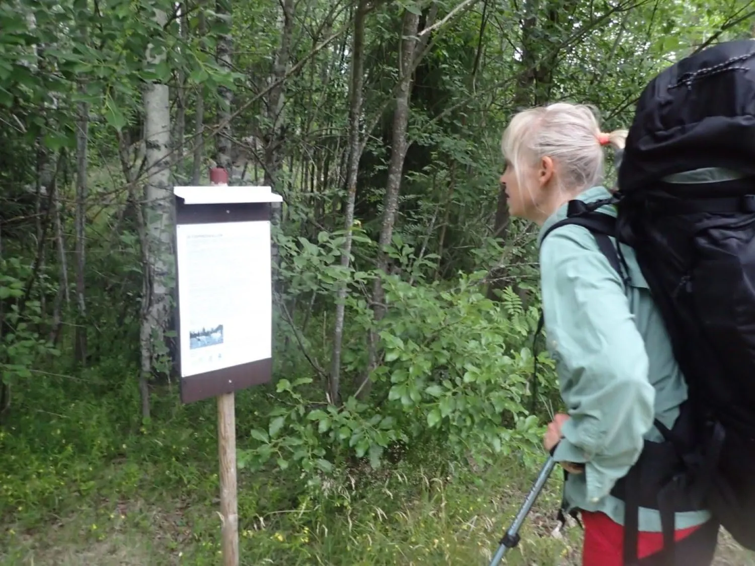 Vallstigen- hiking trail