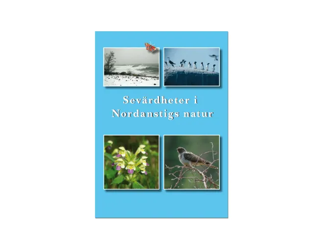 Front page of brochure "Sights in Nordanstigs nature"