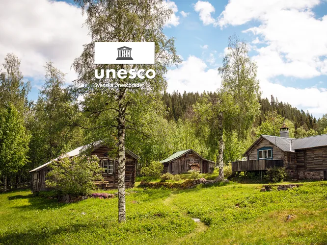 Färgbild - Unesco världsarv Fäbodliv ett levande kulturarv